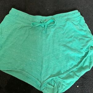 Teal green comfy shorts
